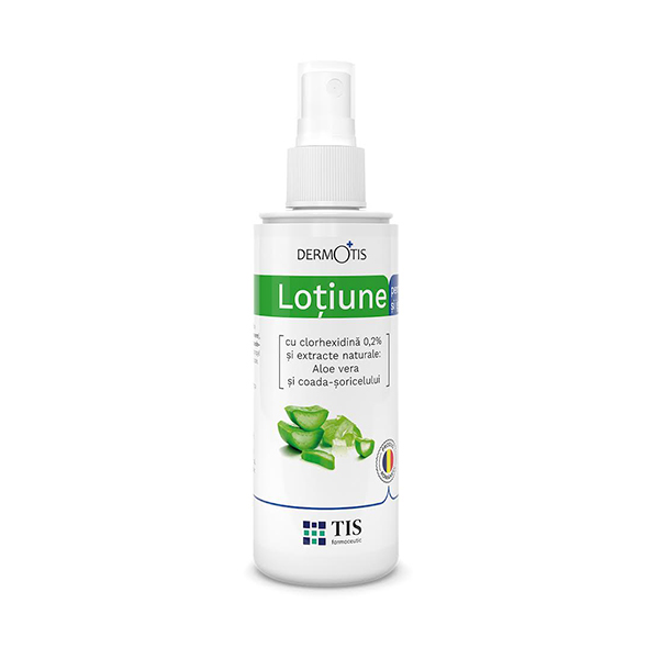 DermoTIS Loțiune cu clorhexidină 0.2% și extracte naturale x 110ml