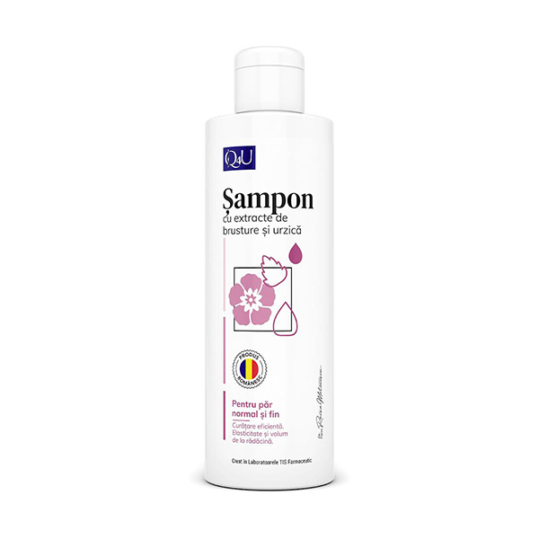 Q4U Șampon cu brusture și urzică x 250ml